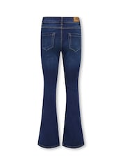 ONLY KIDS Blue Regular Waist Flared Jeans With Stretch - Image 5 of 6
