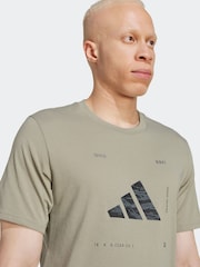 adidas Green Box Logo T-Shirt - Image 4 of 6