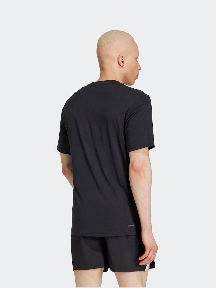 adidas Black Box Logo T-Shirt - Image 2 of 6