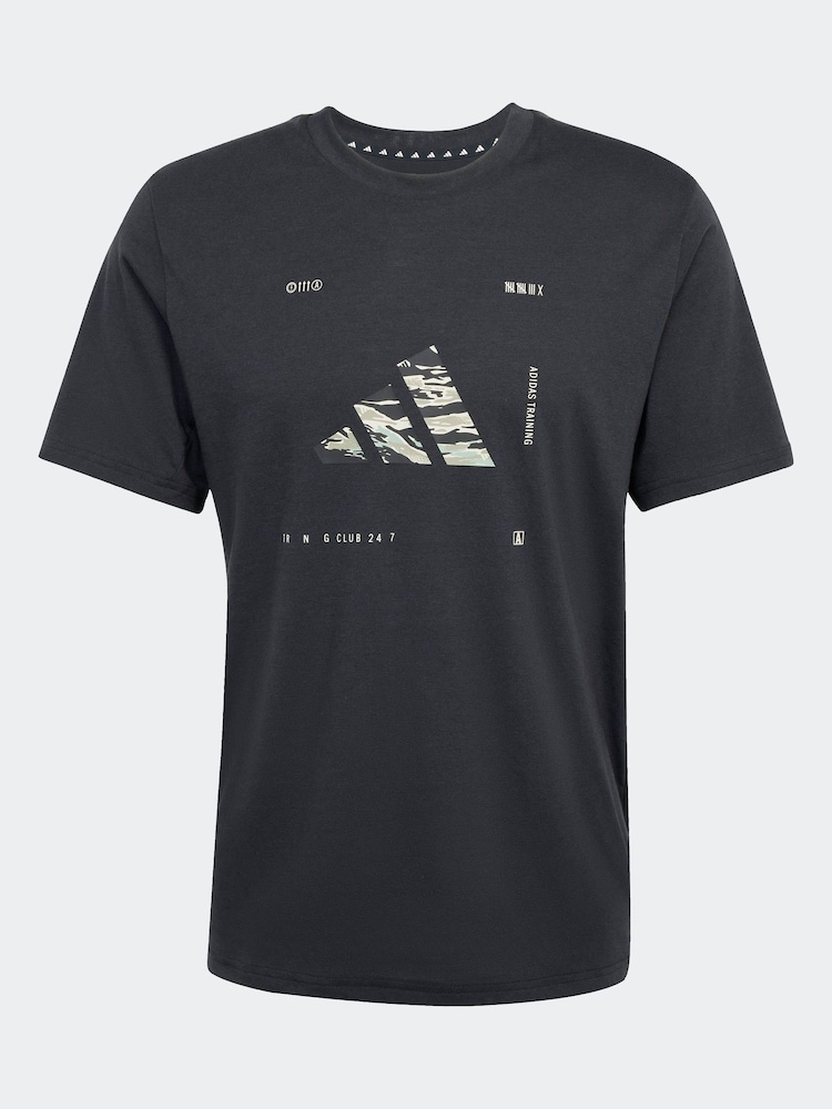 adidas Black Box Logo T-Shirt - Image 6 of 6