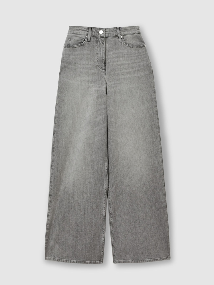 Reiss Crete Jeans mit weitem Bein - Bild 2 von 6 Reiss Crete Jeans mit weitem Bein - Bild 2 von 6