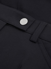 Reiss Navy Hadley Petite High Rise Flared Trousers - Image 6 of 7