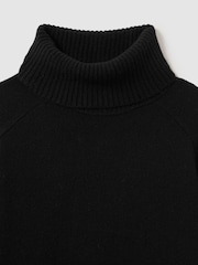Reiss Black Eliza Wool-Cashmere Roll-Neck Jumper - Image 7 of 7