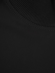 Reiss Black Amaya Oversized Rib-Neck T-Shirt - Image 5 of 5