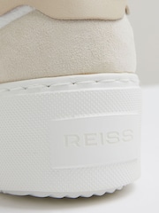 Reiss Casey Leather Slip-On Trainers - Image 4 of 5