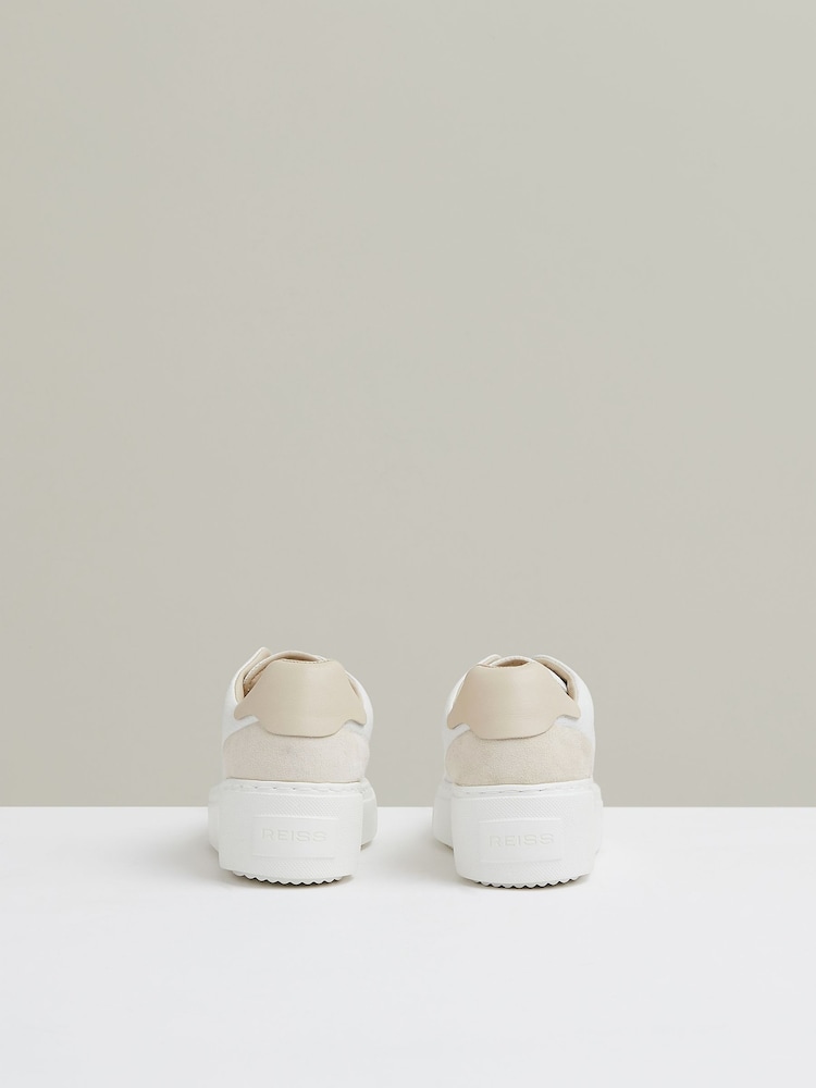 Reiss Casey Leather Slip-On Trainers - Image 5 of 5