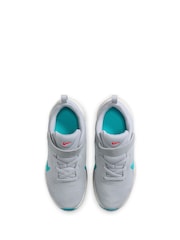 Nike Wolf Grey Blue Red Junior Revolution 7 Trainers - Image 7 of 10