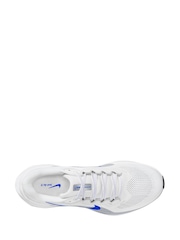 Nike White/Blue Pegasus 41 Road Running Trainers - Image 5 of 9