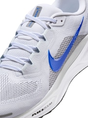 Nike White/Blue Pegasus 41 Road Running Trainers - Image 8 of 9