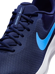 Nike Blue Extra Wide Revolution 7 Road Running Trainers - Image 10 of 11