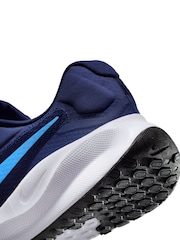 Nike Blue Extra Wide Revolution 7 Road Running Trainers - Image 11 of 11