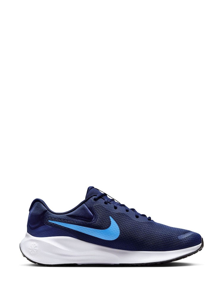 Buy Nike Blue Extra Wide Revolution Road Running Trainers from