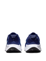 Nike Blue Extra Wide Revolution 7 Road Running Trainers - Image 6 of 11