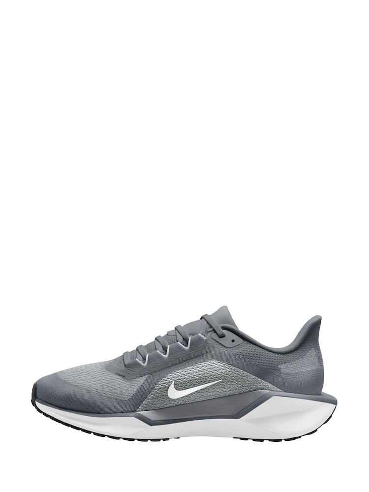 Nike Grey/White Pegasus 41 Road Running Trainers - Image 2 of 4