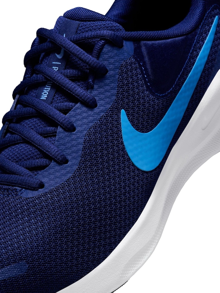 Nike Blue Revolution 7 Road Running Trainers - Image 10 of 11
