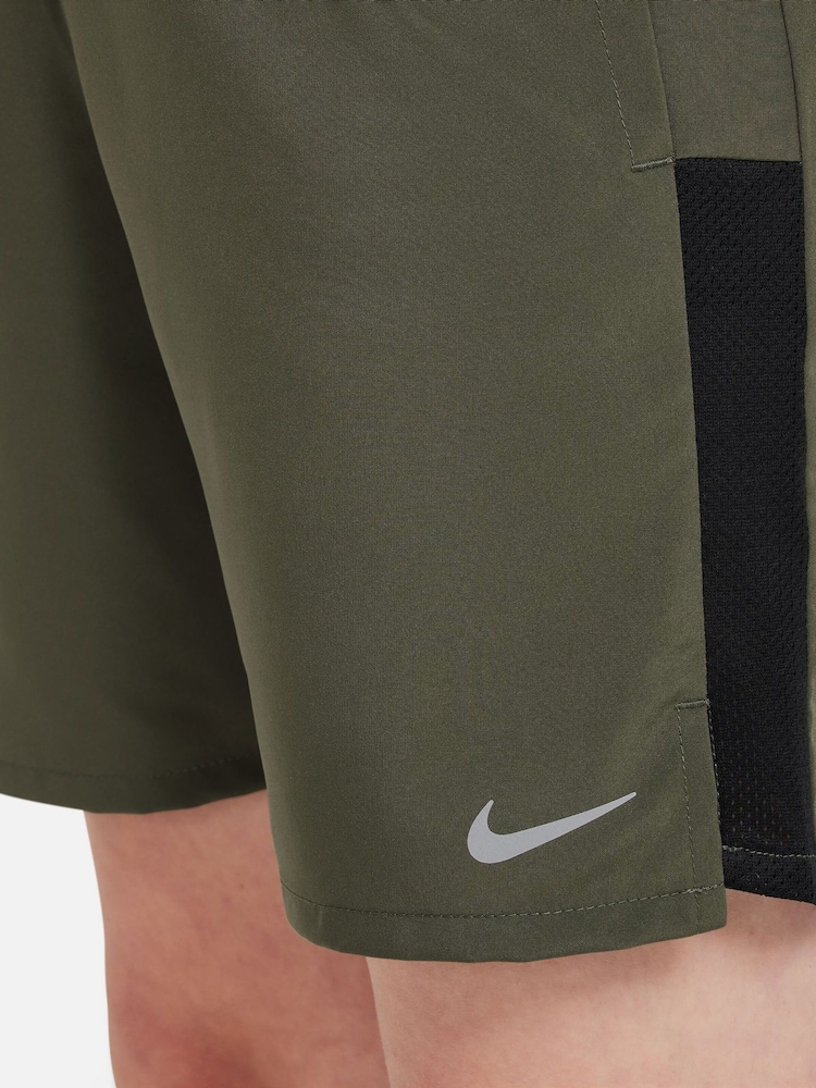 Nike Medium Olive Green Dri-FIT Challenger Training Shorts - Image 4 of 4