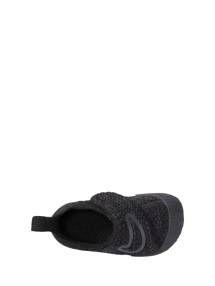 Nike Black Infant Swoosh 1 Trainers - Image 3 of 4