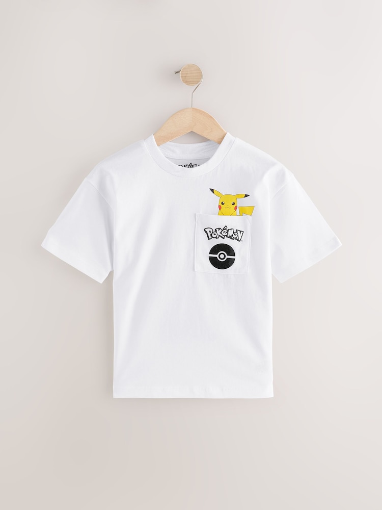 White Back Print - T-shirt Pokémon à manches courtes (4-16 ans) - Image 1 of 5