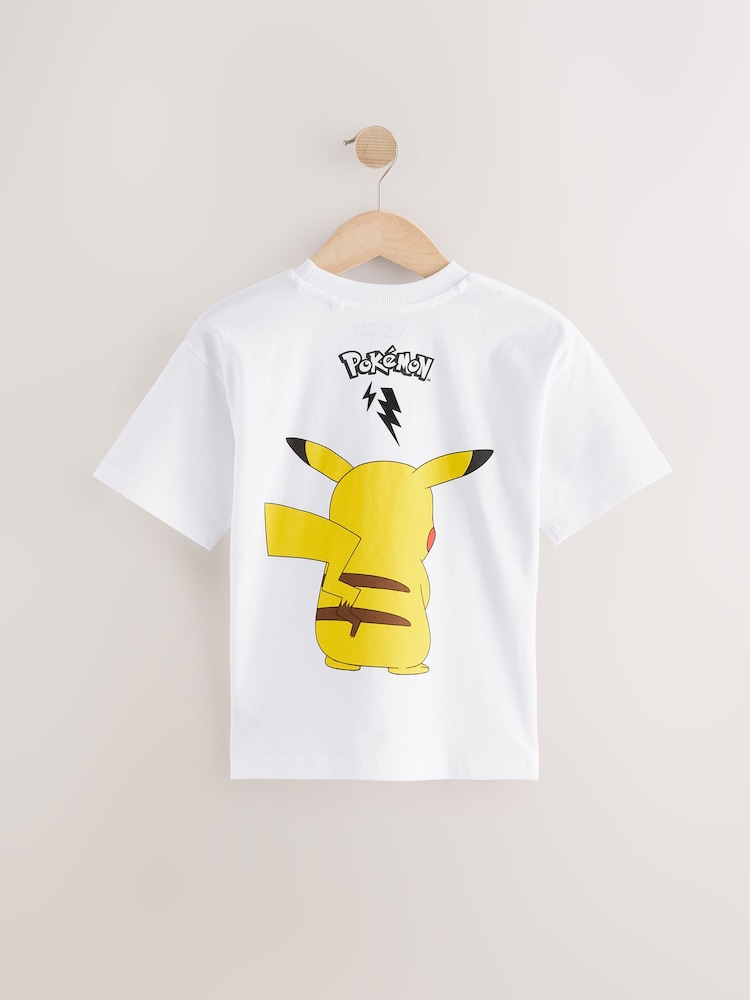 White Back Print - T-shirt Pokémon à manches courtes (4-16 ans) - Image 2 of 5