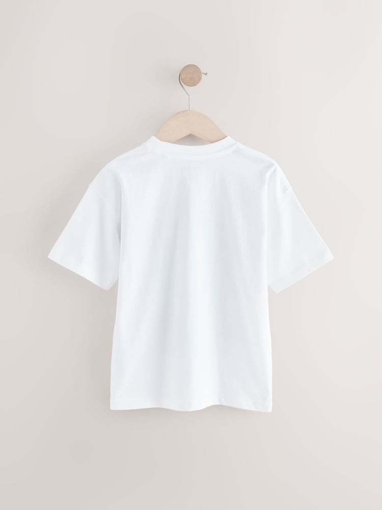 White 100% Cotton Linkin Park Short Sleeve T-Shirt (3-16yrs) - Image 2 of 5
