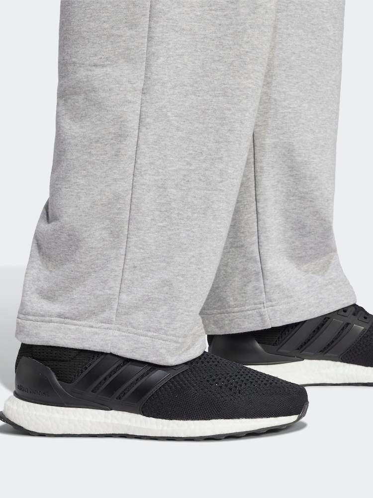 adidas Grey Wide Joggers - Image 5 of 6