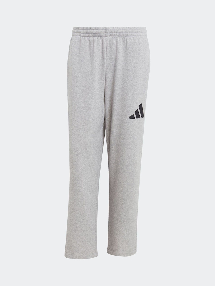 adidas Grey Wide Joggers - Image 6 of 6