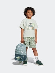 adidas Green Star Wars The Mandalorian T-Shirt and Shorts Set - Image 3 of 6