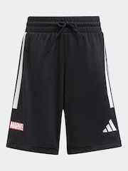 adidas Red Marvel Iron Man T-Shirt and Shorts Set - Image 11 of 15