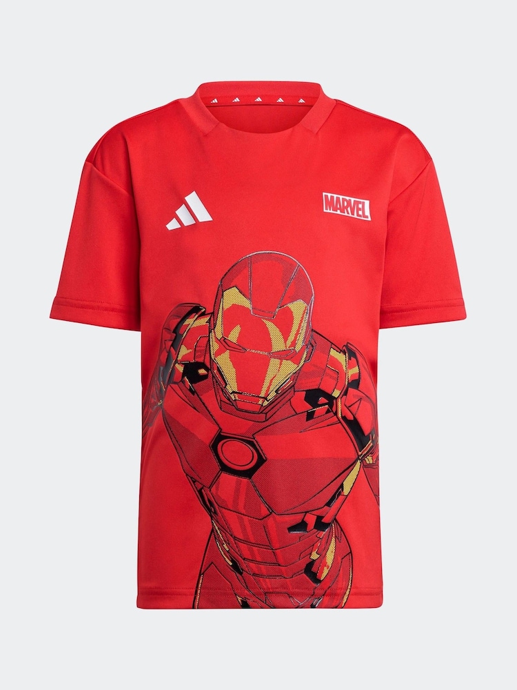 adidas Marvel Iron чоловічі футболки and Shorts Set - Image 9 of 15