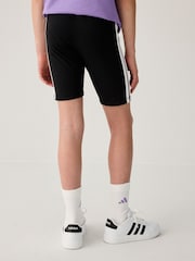 adidas Black Essentials 3 Stripes Cycling Shorts - Image 2 of 5