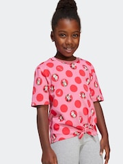 adidas Pink Disney Minnie Mouse T-Shirt and Shorts Set - Image 5 of 8