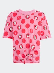 adidas Pink Disney Minnie Mouse T-Shirt and Shorts Set - Image 7 of 8