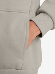 Nike College Grey Club Fleece Hoodie - Image 3 of 3