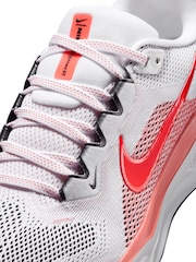 Nike White Red Pegasus 41 Road Running Trainers - Image 9 of 10