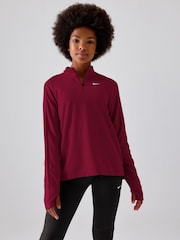 Team Red - Top de manga larga con media cremallera Dri-FIT de Nike - Imagen 1 de 3