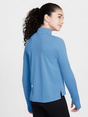 Nike Beyond Blue Dri-FIT Long Sleeve Half Zip Top - Image 2 of 3