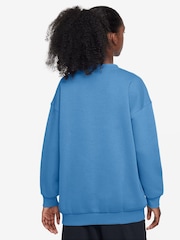 Nike Beyond Blue Oversized Club Fleece Sweatshirt - Image 2 of 3
