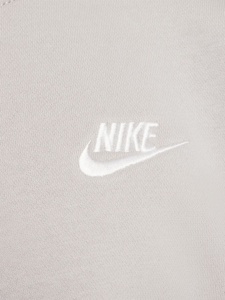 Nike College Grey Oversized Club Fleece Sweatshirt - Image 5 of 5