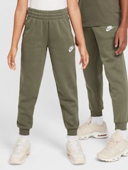 Средний оливково-зеленый - Флисовые спортивные брюки Nike Club - Image 1 of 8
