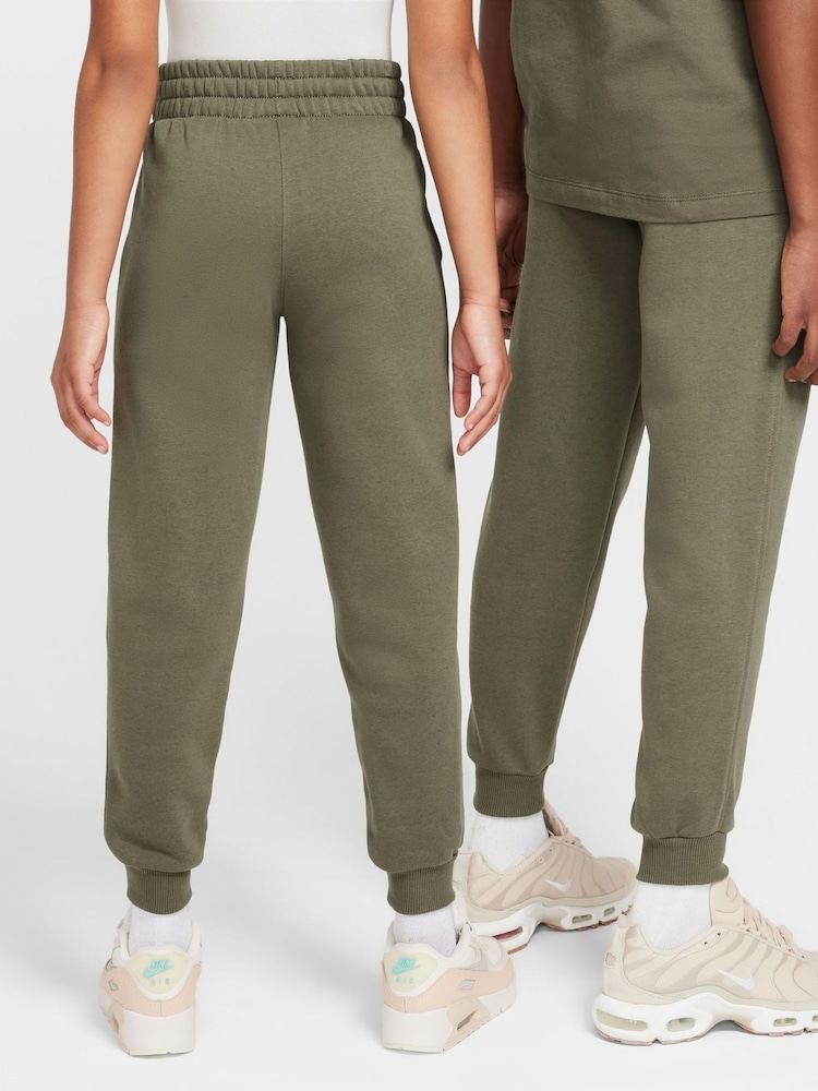 Средний оливково-зеленый - Флисовые спортивные брюки Nike Club - Image 2 of 8
