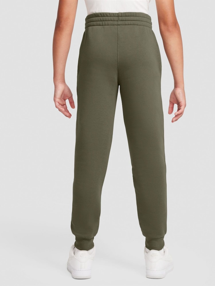 Medium Olive Green - Polarowe spodnie dresowe Nike Club - Image 5 of 8