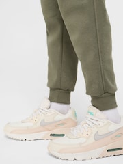 Средний оливково-зеленый - Флисовые спортивные брюки Nike Club - Image 7 of 8