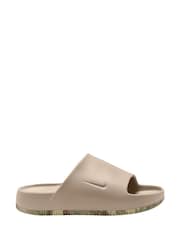 Nike Beige Calm Slides Slippers - Image 1 of 4