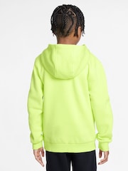 Nike Lemon Yellow Club Fleece Pullover Hoodie - Image 2 of 3