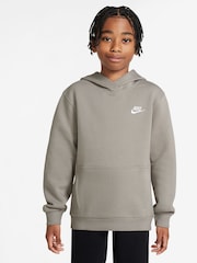 Колледж Грей - Худи из флиса Nike Club - Изображение 1 из 3