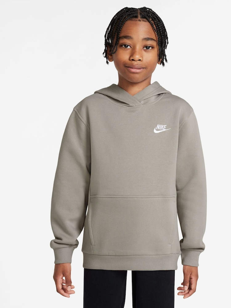 Колледж Грей - Худи из флиса Nike Club - Изображение 1 из 3