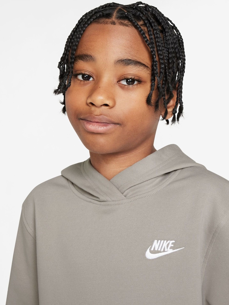Колледж Грей - Худи из флиса Nike Club - Изображение 3 из 3