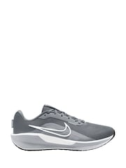 Nike Grey/White Downshifter 13 Road Running Trainers - Image 1 of 5