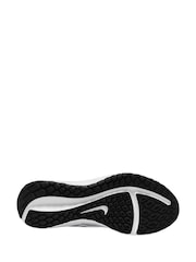 Nike Grey/White Downshifter 13 Road Running Trainers - Image 4 of 5