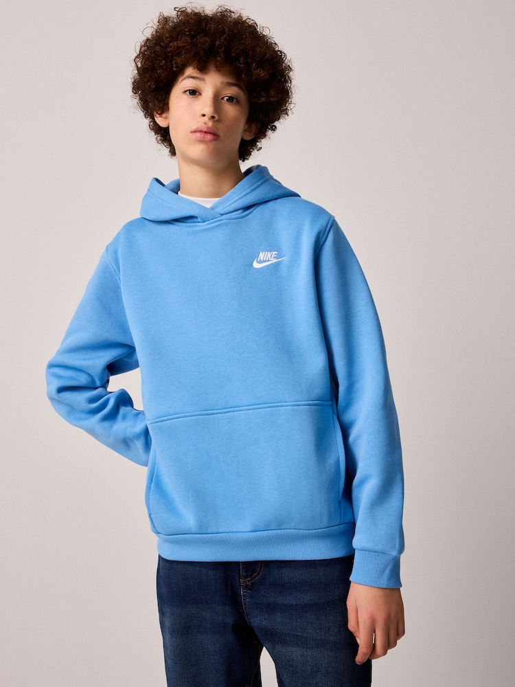 Beyond синий - Худи из флиса Nike Club - Изображение 1 из 4